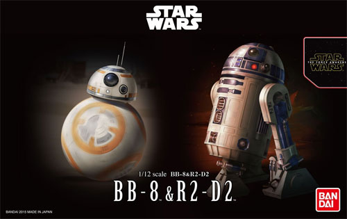 BB-8 & R2-D2 プラモデル (バンダイ スターウォーズ No.0203220) 商品画像