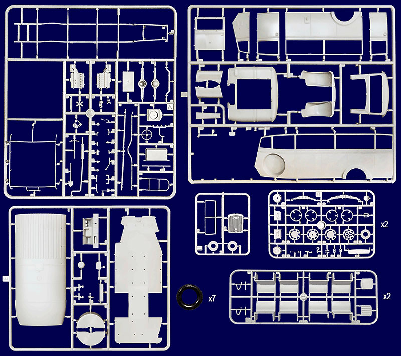 オペル 3.6-47 オムニバス モデルW39 ルードビック工場製 後期型 プラモデル (ローデン 1/35 AFV MODEL KIT No.808) 商品画像_2