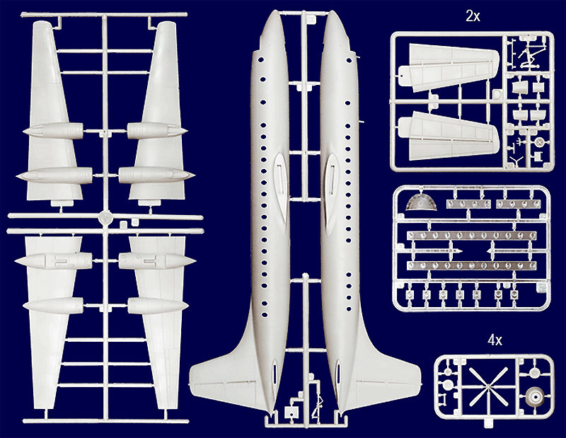 ブリストル 175 ブリタニア モナーク航空 プラモデル (ローデン 1/144 エアクラフト No.323) 商品画像_2