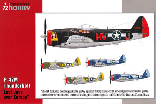 P-47M サンダーボルト Last Jugs over Europe プラモデル (スペシャルホビー 1/72 エアクラフト プラモデル No.72324) 商品画像