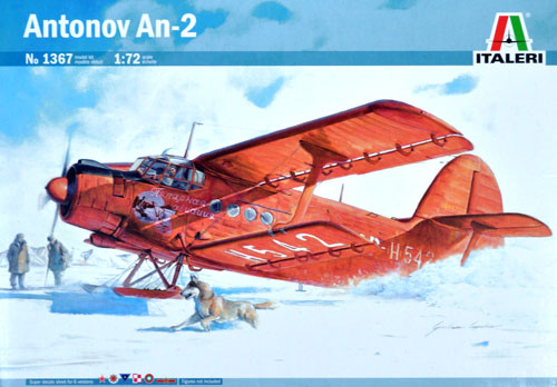 アントノフ An-2 プラモデル (イタレリ 1/72 航空機シリーズ No.1367) 商品画像