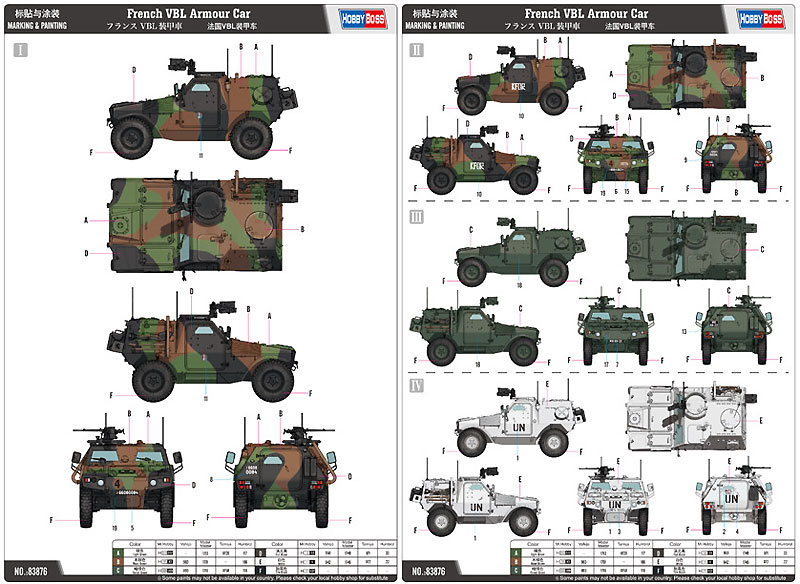 フランス VBL 装甲車 プラモデル (ホビーボス 1/35 ファイティングビークル シリーズ No.83876) 商品画像_1