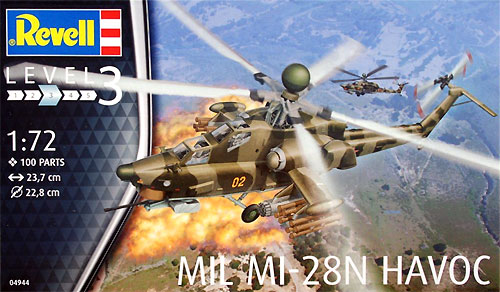 ミル Mi-28N ハボック プラモデル (レベル 1/72 飛行機 No.04944) 商品画像