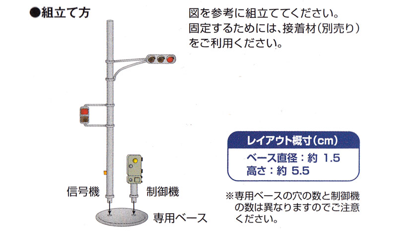 信号機 B2 プラモデル (トミーテック 情景コレクション 情景小物シリーズ No.016-2) 商品画像_2