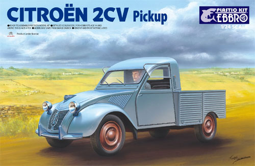 シトロエン 2CV ピックアップ プラモデル (エブロ 1/24 プラスチックキット No.25004) 商品画像