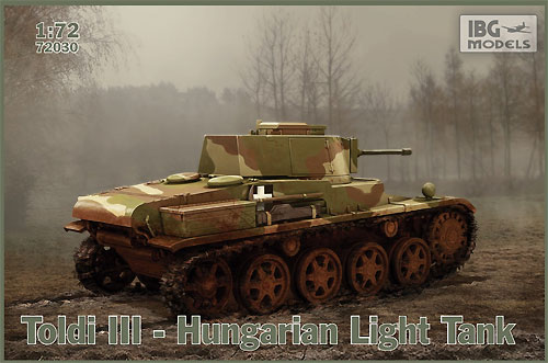 トルディ 3 ハンガリー軽戦車 プラモデル (IBG 1/72 AFVモデル No.72030) 商品画像