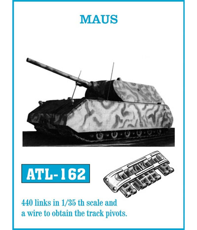 マウス 履帯 メタル (フリウルモデル 1/35 金属製可動履帯シリーズ No.ATL162) 商品画像