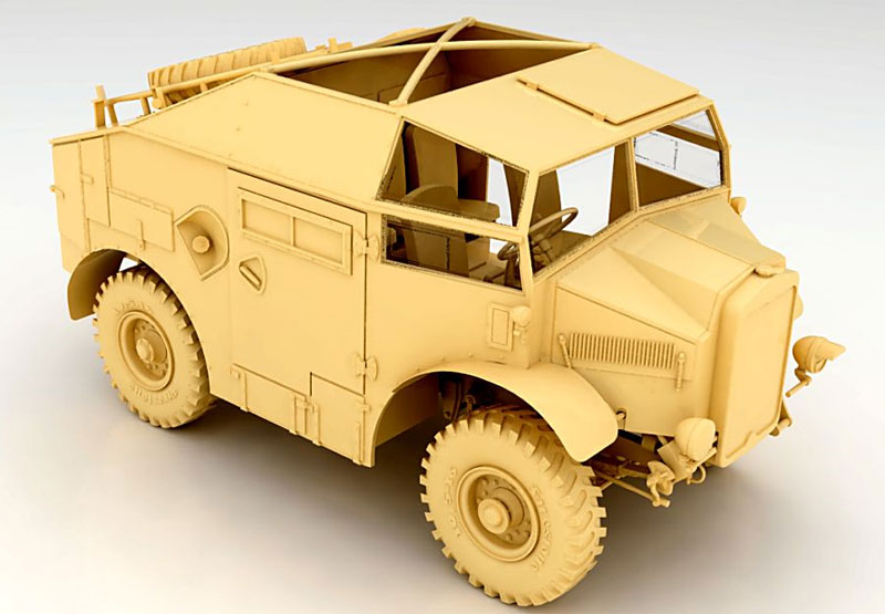 モーリス C8 砲兵トラクター Mk.3  ビートルバック 後期型 (初回限定CD付) プラモデル (ミラーモデルズ 1/35 AFVモデル No.35401v) 商品画像_2