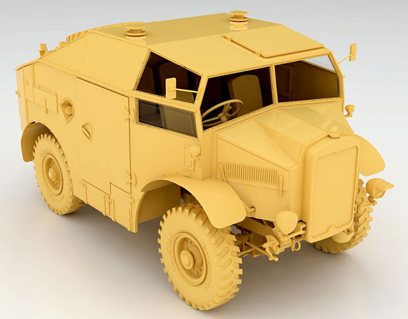 モーリス C8 砲兵トラクター Mk.2  ビートルバック 前期型 (初回限定CD付) プラモデル (ミラーモデルズ 1/35 AFVモデル No.35402v) 商品画像_2