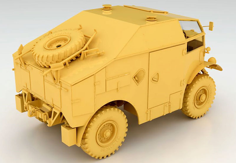 モーリス C8 砲兵トラクター Mk.2  ビートルバック 前期型 (初回限定CD付) プラモデル (ミラーモデルズ 1/35 AFVモデル No.35402v) 商品画像_3