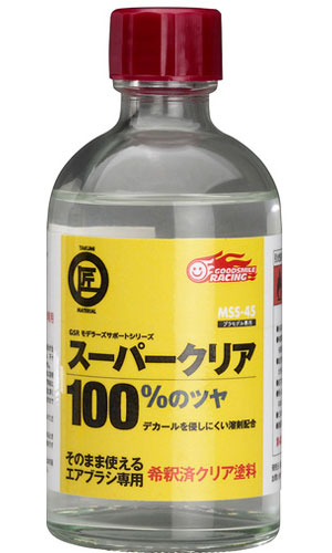 スーパークリア 100パーセントのツヤ 塗料 (グッドスマイルレーシング GSR モデラーズサポート シリーズ No.MSS-045) 商品画像