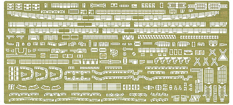 日本海軍 駆逐艦 島風 最終時 ディテールアップ エッチングパーツ エッチング (ハセガワ 1/350 QG帯シリーズ No.QG057) 商品画像_1