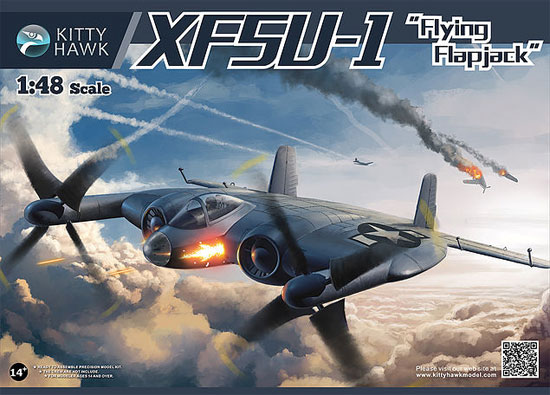 XF5U-1 フライングパンケーキ プラモデル (キティホーク 1/48 エアモデル No.KH80135) 商品画像