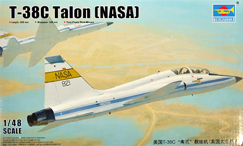 T-38C タロン NASA プラモデル (トランペッター 1/48 エアクラフト プラモデル No.02878) 商品画像