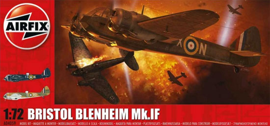 ブリストル ブレニム Mk.1F プラモデル (エアフィックス 1/72 ミリタリーエアクラフト No.A04059) 商品画像