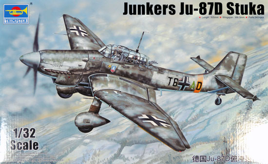 ユンカース Ju-87D シュトゥーカ プラモデル (トランペッター 1/32 エアクラフトシリーズ No.03217) 商品画像