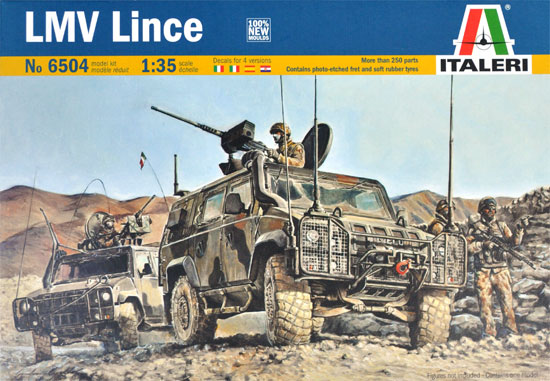 イタリア 軽装輪装甲車 リンチェ プラモデル (イタレリ 1/35 ミリタリーシリーズ No.6504) 商品画像