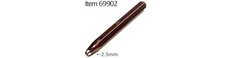 モデラーズポンチ用ビット 2.5mm パンチ (タミヤ タミヤ クラフトツール No.69902) 商品画像_1