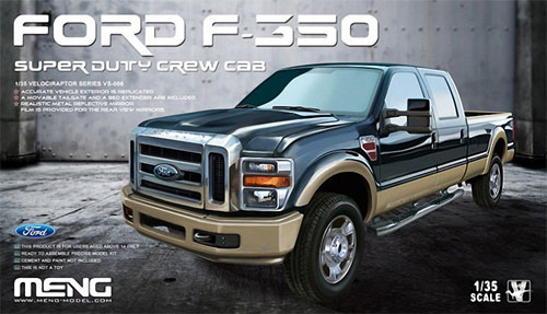 フォード F-350 SUPER DUTY CREW CAB プラモデル (MENG-MODEL 1/35 ヴェロキラプター シリーズ No.VS-006) 商品画像