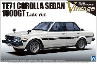 アオシマ 1/24 ザ・ベストカーヴィンテージ TE71 カローラセダン1600GT 後期型