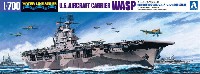 アオシマ 1/700 ウォーターラインシリーズ 米国海軍 航空母艦 ワスプ マルタ島輸送作戦