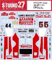 スタジオ27 ラリーカー オリジナルデカール ランチア ストラトス ピレリ #5 モンテカルロ / #4 サンレモ 1978 デカール