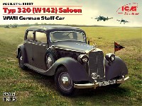 ICM 1/35 ミリタリービークル・フィギュア ドイツ Typ320 (W142) スタッフカー