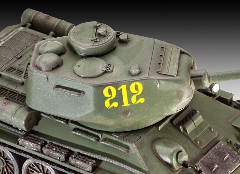 T-34/85 プラモデル (Revell 1/72　ミリタリー No.03302) 商品画像_2
