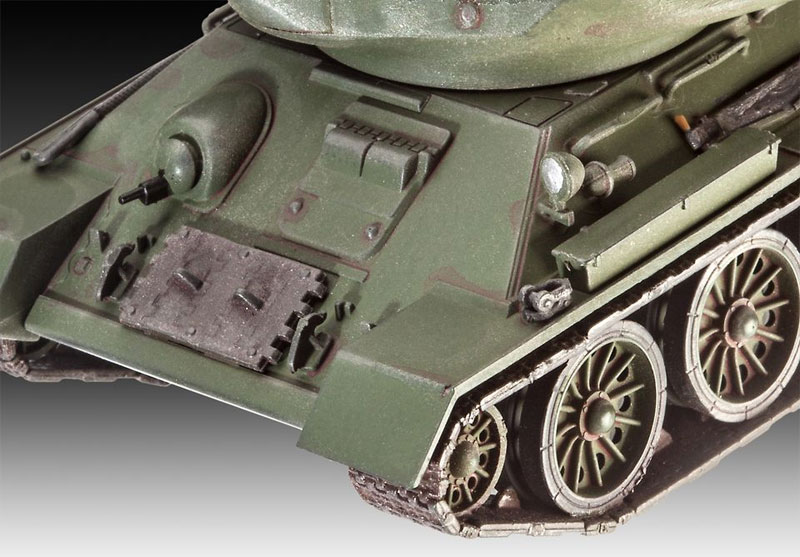 T-34/85 プラモデル (Revell 1/72　ミリタリー No.03302) 商品画像_3