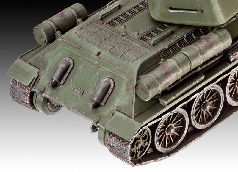 T-34/85 プラモデル (Revell 1/72　ミリタリー No.03302) 商品画像_4