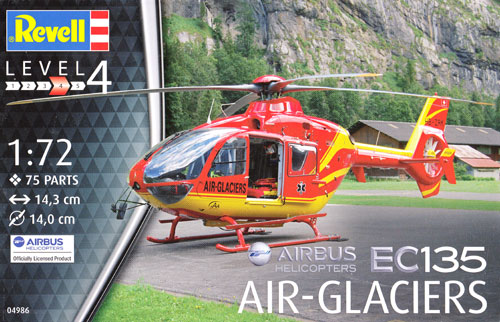 EC135 エアー グレイシャー プラモデル (レベル 1/72 飛行機 No.04986) 商品画像