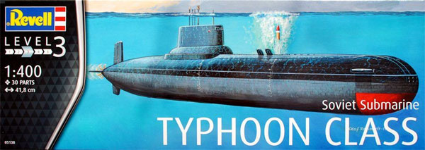 ソビエト潜水艦　タイフーン級 プラモデル (レベル Ships（艦船関係モデル） No.05138) 商品画像
