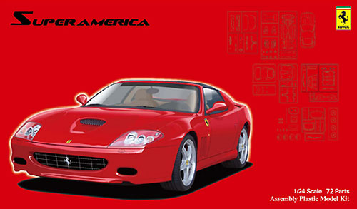 フェラーリ スーパーアメリカ プラモデル (フジミ 1/24 リアルスポーツカー シリーズ No.111) 商品画像