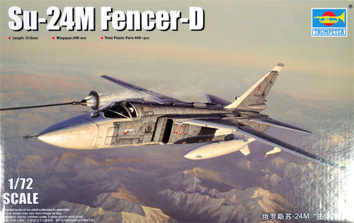 ロシア Su-24M フェンサーD プラモデル (トランペッター 1/72 エアクラフトシリーズ No.01673) 商品画像