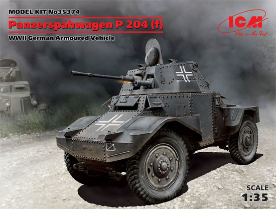 ドイツ P204(f) 装甲車 プラモデル (ICM 1/35 ミリタリービークル・フィギュア No.35374) 商品画像