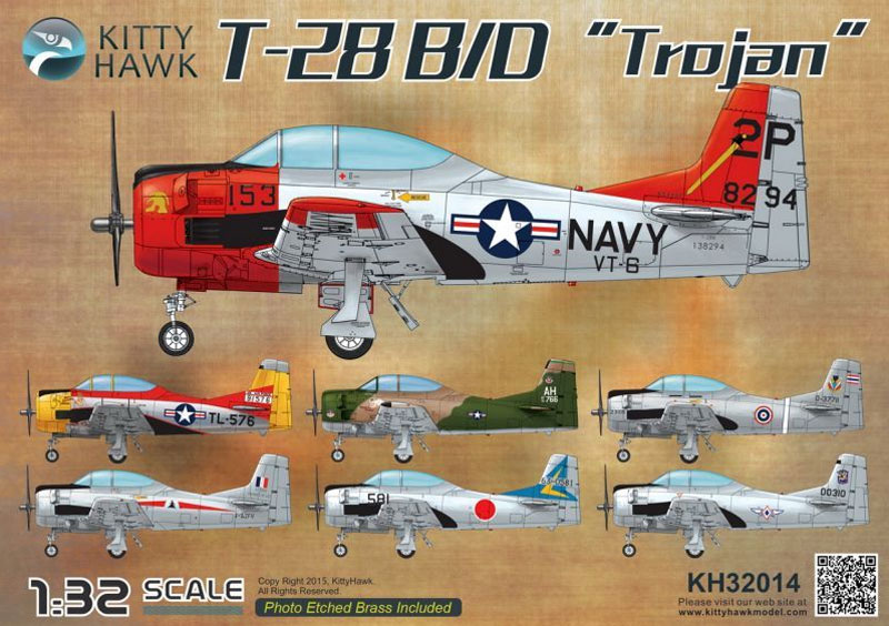 T-28B/D トロージャン プラモデル (キティホーク 1/32 エアモデル No.KH32014) 商品画像_2