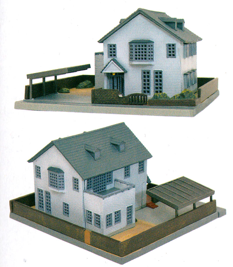 現代住宅 E2 プラモデル (トミーテック 建物コレクション （ジオコレ） No.015-2) 商品画像_1