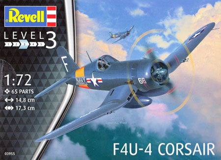 F4U-4 コルセア プラモデル (レベル 1/72 飛行機 No.03955) 商品画像