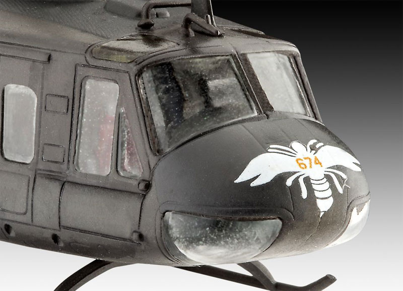 ベル UH-1H ガンシップ プラモデル (レベル 飛行機モデル No.04983) 商品画像_1