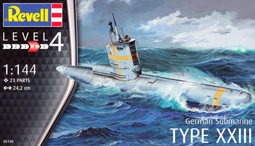 ドイツ潜水艦 Type23 プラモデル (レベル 1/144 艦船モデル No.05140) 商品画像