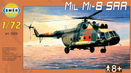 ミル Mi-8SAR 海難救助隊ヘリコプター プラモデル (スメール 1/72 エアクラフト プラモデル No.0909) 商品画像
