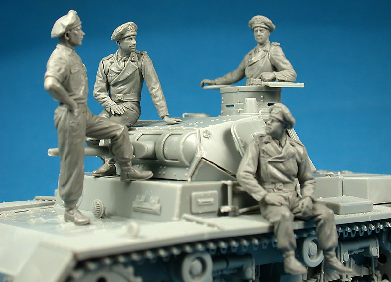 ドイツ戦車兵 (フランス 1940) プラモデル (ミニアート 1/35 WW2 ミリタリーミニチュア No.35191) 商品画像_3