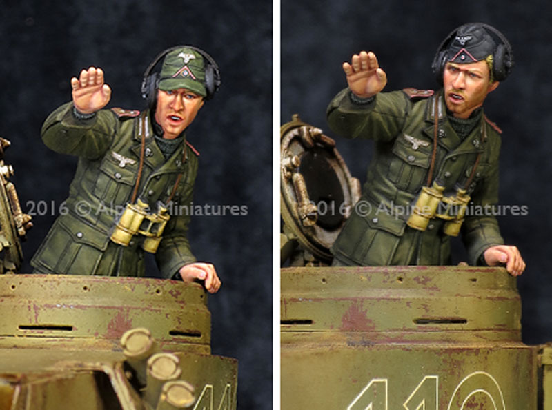 WW2 ドイツ ティーガー指揮官 チュニジア レジン (アルパイン 1/35 フィギュア No.AM35208) 商品画像_2