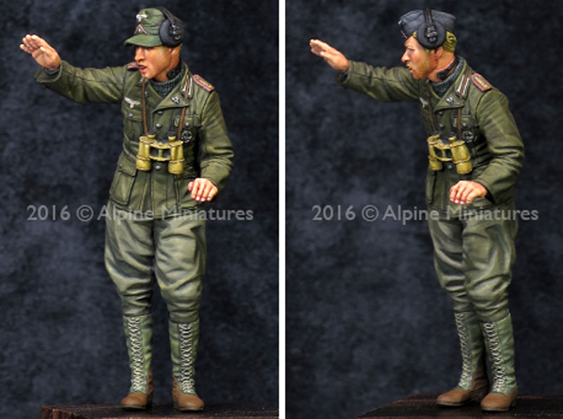 WW2 ドイツ ティーガー指揮官 チュニジア レジン (アルパイン 1/35 フィギュア No.AM35208) 商品画像_3
