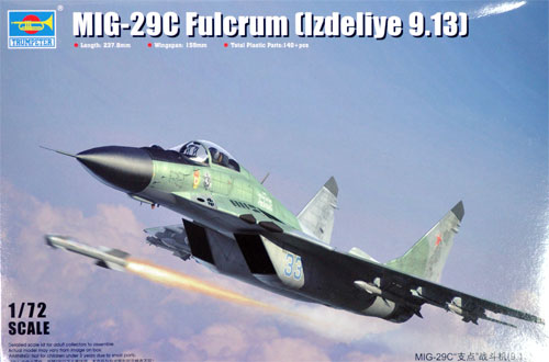 MIG-29C ファルクラム (9.13) プラモデル (トランペッター 1/72 エアクラフト プラモデル No.01675) 商品画像