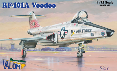 RF-101A ヴードゥー 戦術偵察機 プラモデル (バロムモデル 1/72 エアモデル No.72092) 商品画像