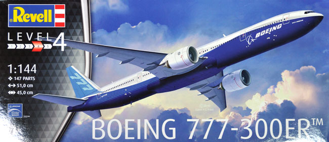 ボーイング 777-300ER プラモデル (レベル 1/144 旅客機 No.04945) 商品画像