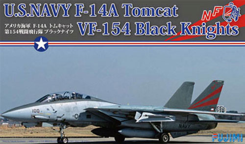 F-14A トムキャット 第154戦闘飛行隊 ブラックナイツ プラモデル (フジミ AIR CRAFT （シリーズF） No.F-003) 商品画像