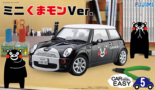 ミニ くまモンVer. プラモデル (フジミ 1/24 カーモデル EASY No.005) 商品画像