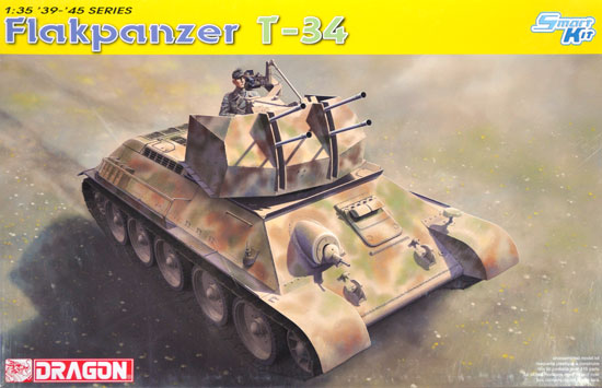 ドイツ 対空戦車 T-34 プラモデル (ドラゴン 1/35 39-45 Series No.6599) 商品画像